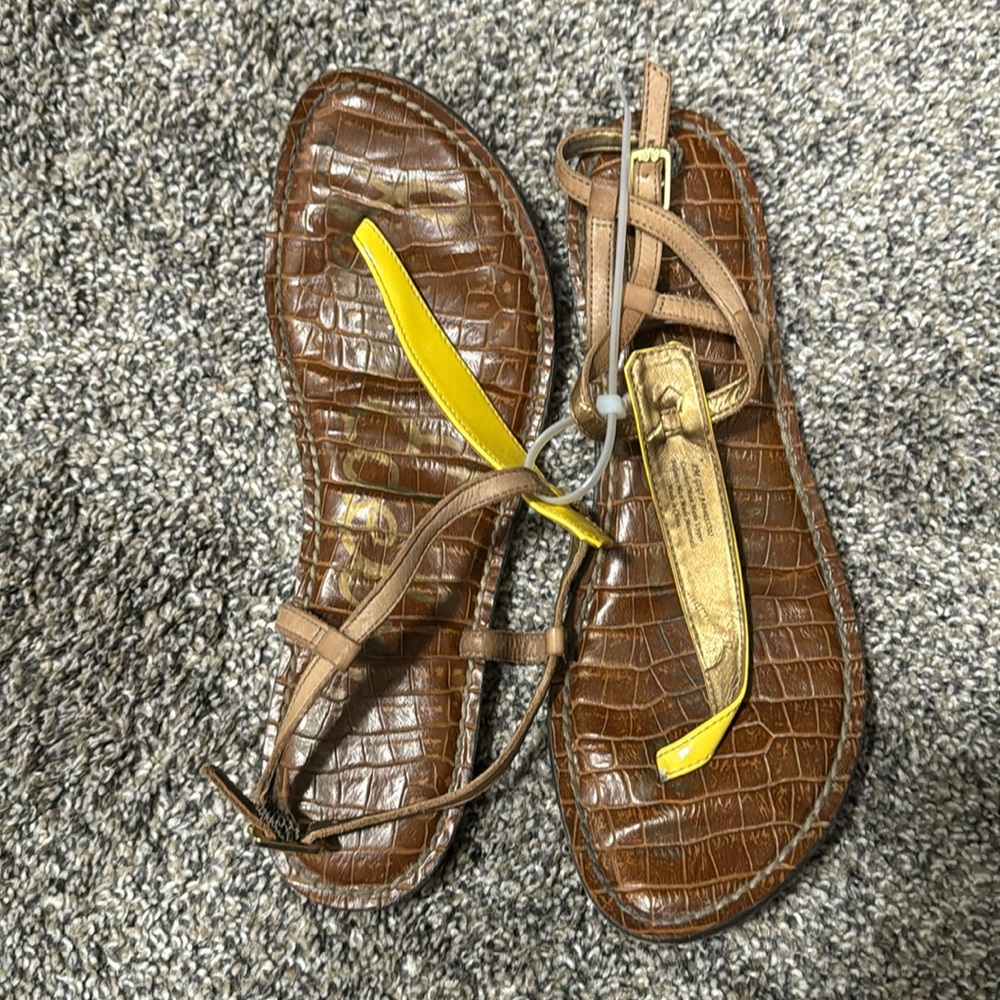Sam Edelman Yellow Sandal